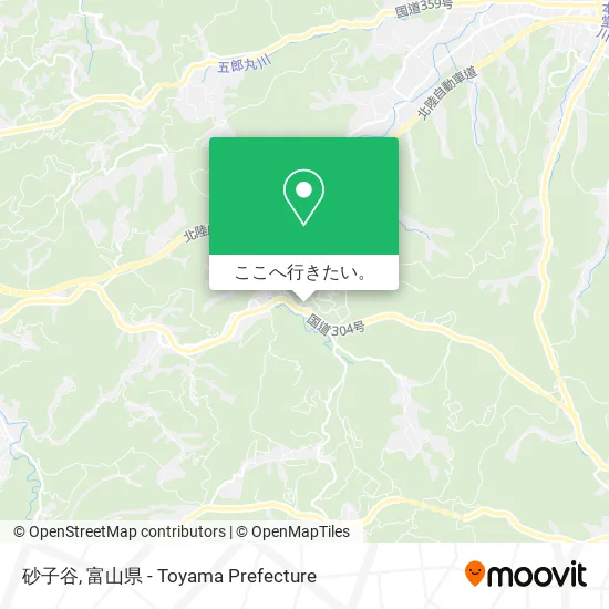 砂子谷地図