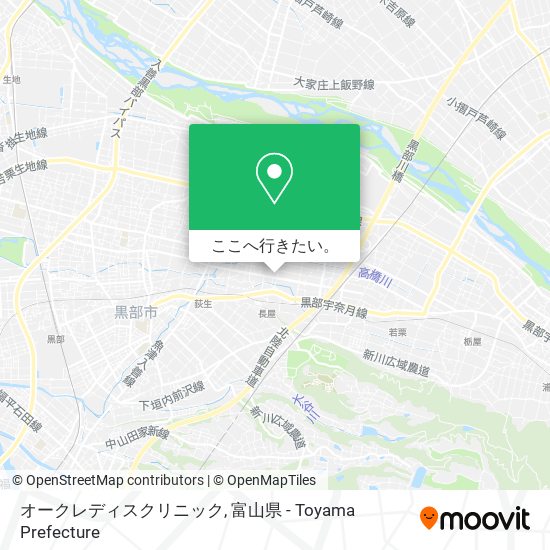 オークレディスクリニック地図