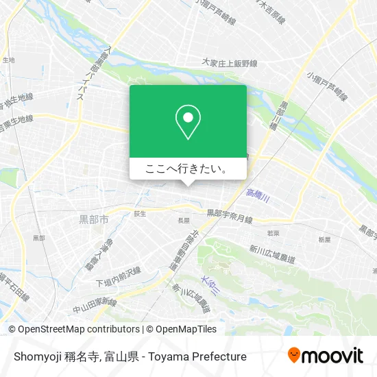 Shomyoji 稱名寺地図
