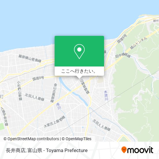 長井商店地図