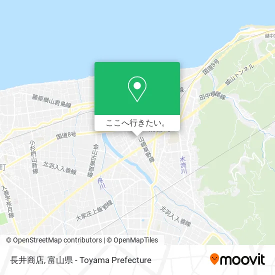 長井商店地図