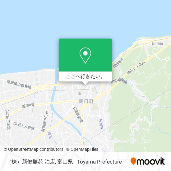 （株）新健勝苑 泊店地図