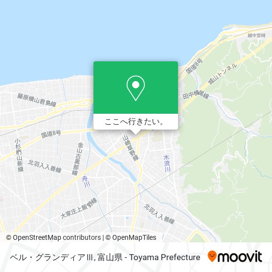 ベル・グランディアⅢ地図
