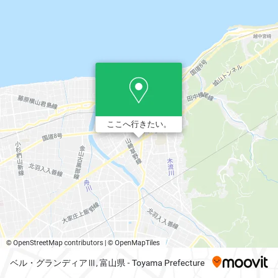 ベル・グランディアⅢ地図