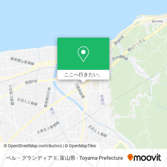 ベル・グランディアⅡ地図