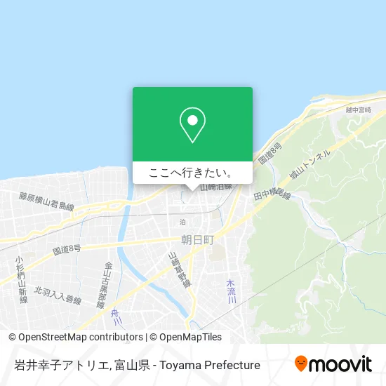 岩井幸子アトリエ地図