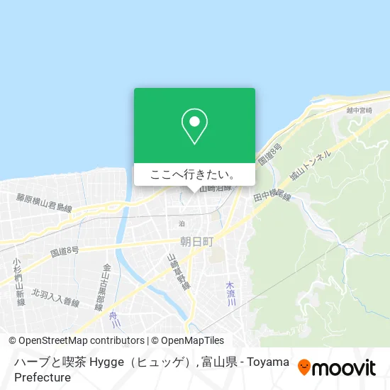 ハーブと喫茶 Hygge（ヒュッゲ）地図