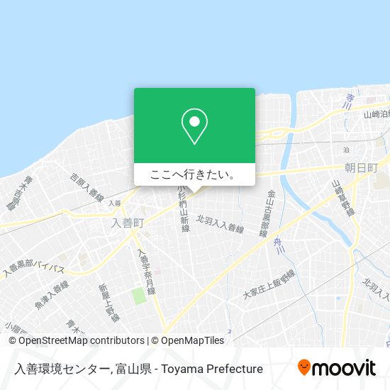 入善環境センター地図