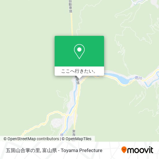 五箇山合掌の里地図