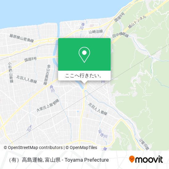 （有）高島運輸地図