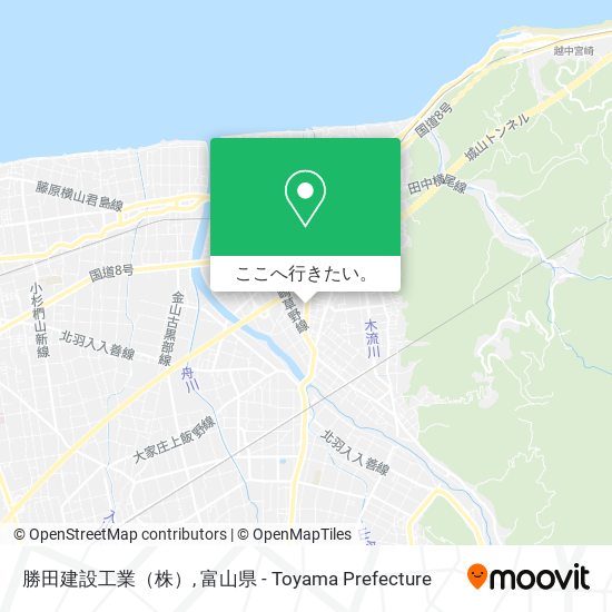 勝田建設工業（株）地図