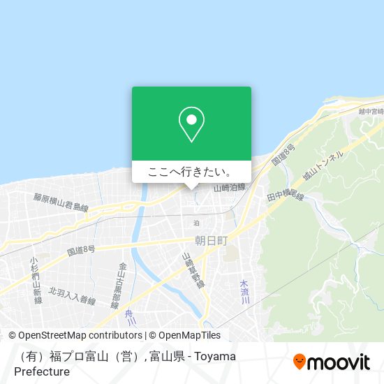 （有）福プロ富山（営）地図