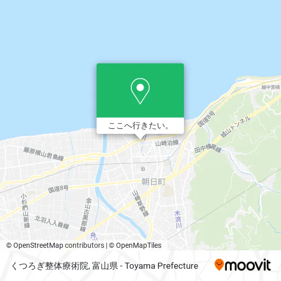 くつろぎ整体療術院地図
