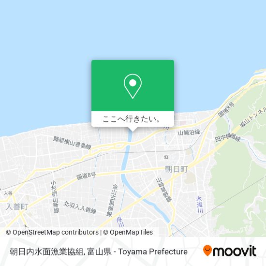 朝日内水面漁業協組地図
