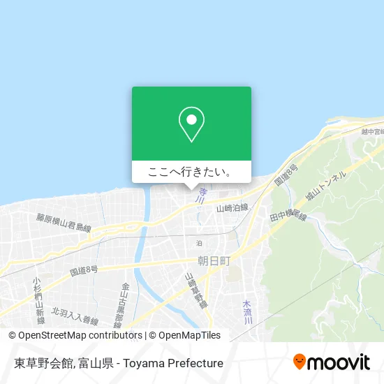 東草野会館地図
