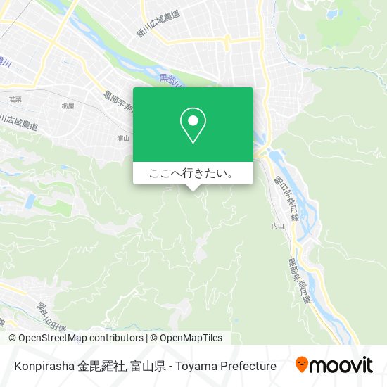 Konpirasha 金毘羅社地図
