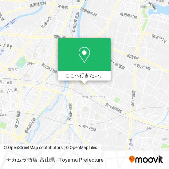 ナカムラ酒店地図