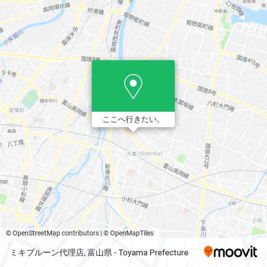 ミキプルーン代理店地図