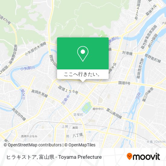 ヒラキストア地図