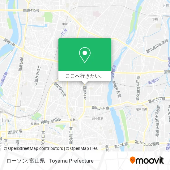 ローソン地図