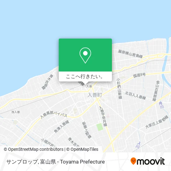 サンプロップ地図