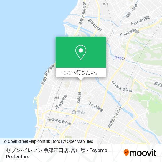 セブン-イレブン 魚津江口店地図