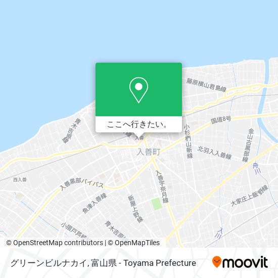 グリーンビルナカイ地図