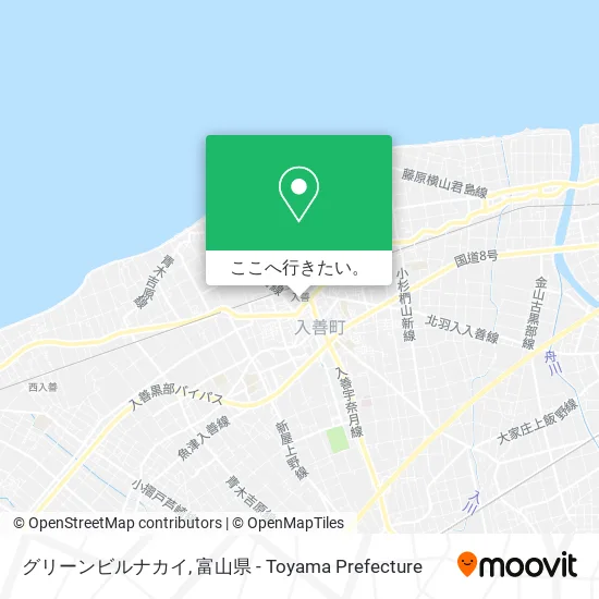 グリーンビルナカイ地図