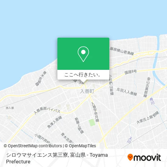 シロウマサイエンス第三寮地図