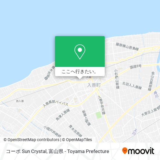 コーポ Sun Crystal地図