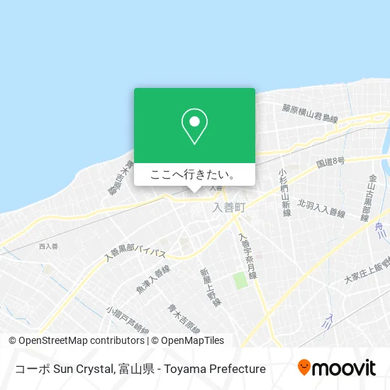 コーポ Sun Crystal地図