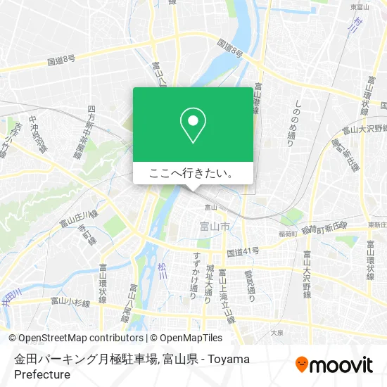 金田パーキング月極駐車場地図