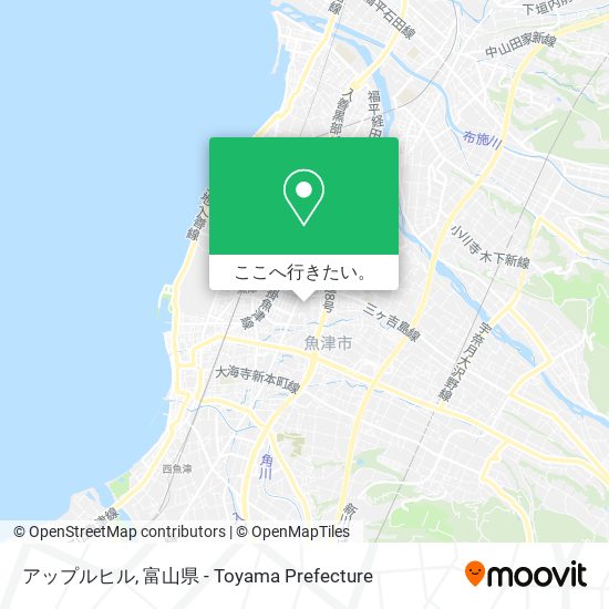 アップルヒル地図