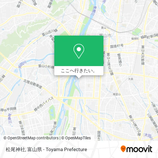 松尾神社地図