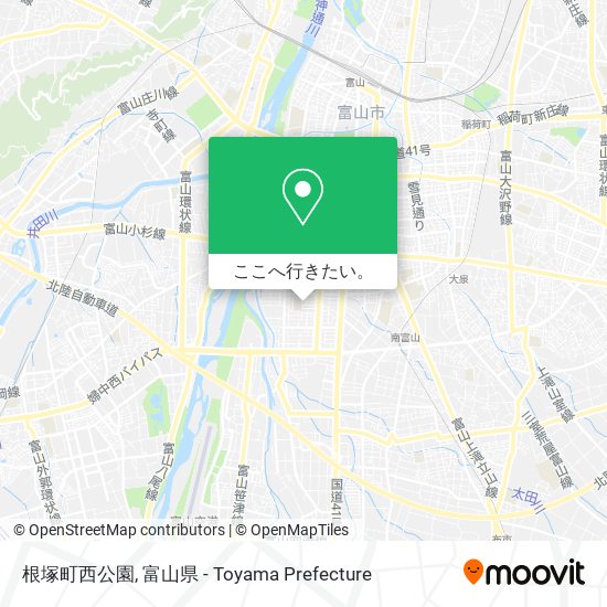 根塚町西公園地図