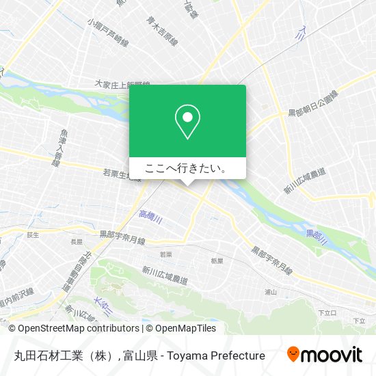 丸田石材工業（株）地図