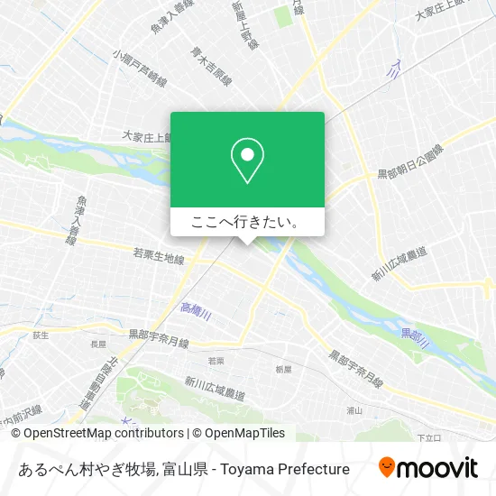 あるぺん村やぎ牧場地図