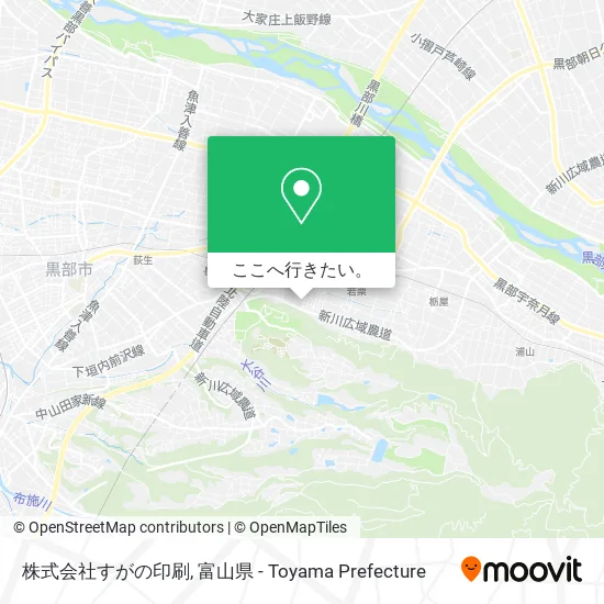 株式会社すがの印刷地図