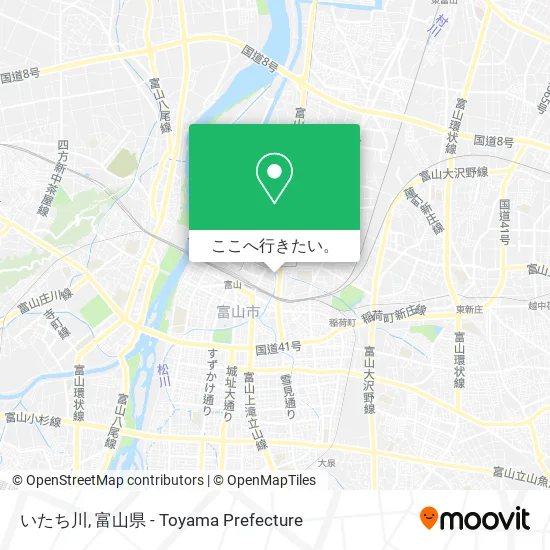 いたち川地図