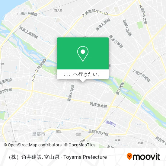 （株）角井建設地図