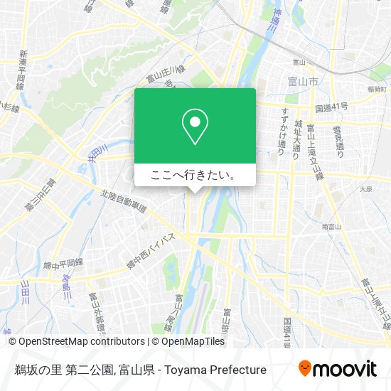 鵜坂の里 第二公園地図
