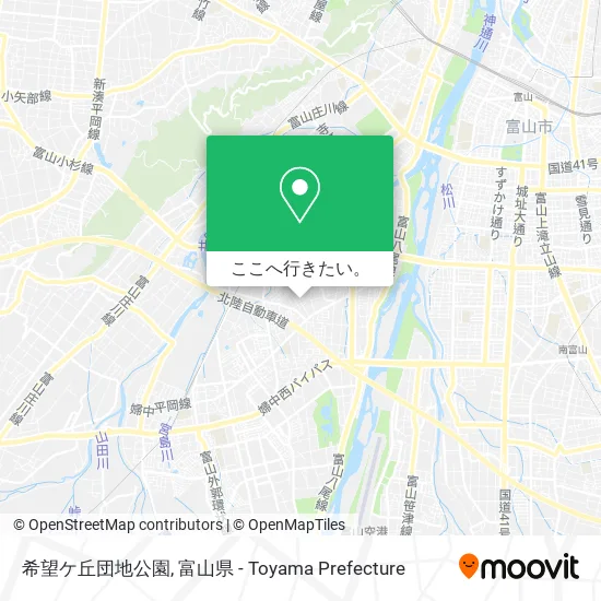 希望ケ丘団地公園地図