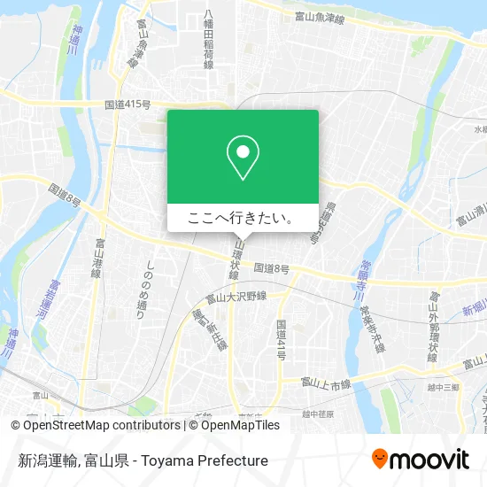 新潟運輸地図