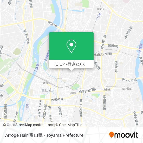 Arroge Hair地図