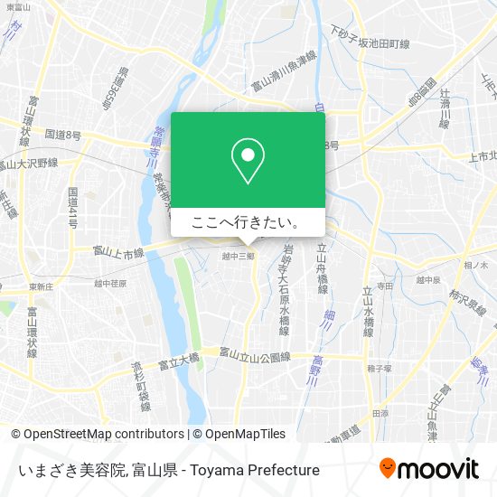 いまざき美容院地図