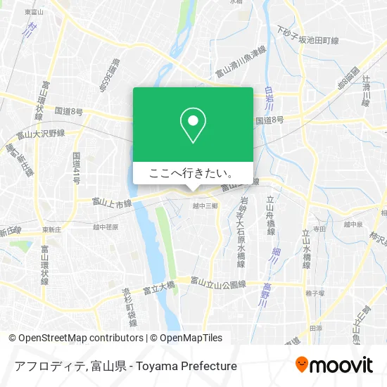 アフロディテ地図