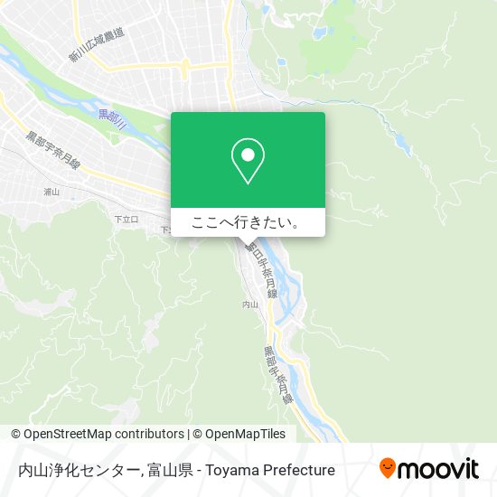 内山浄化センター地図