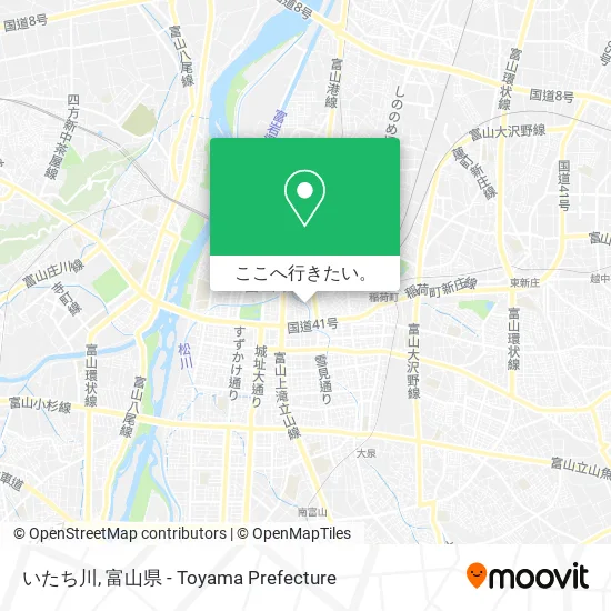 いたち川地図