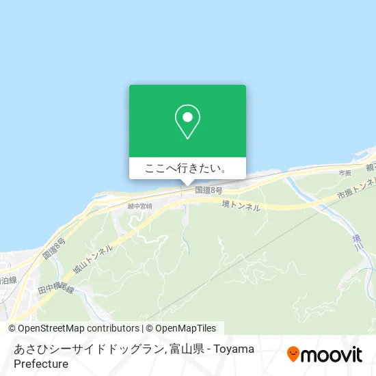 あさひシーサイドドッグラン地図