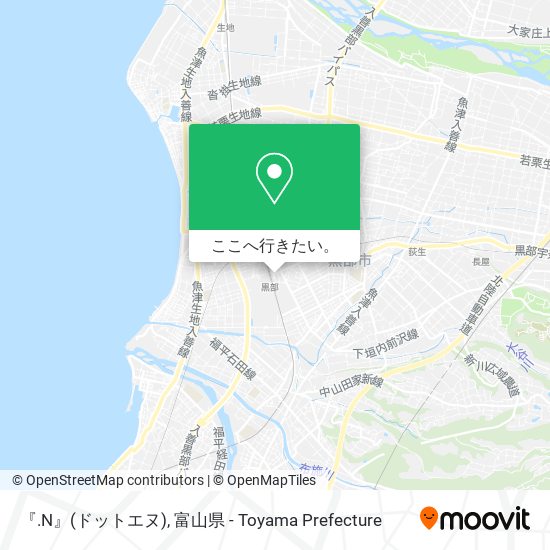 『.N』(ドットエヌ)地図